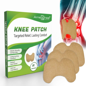 Amazheal Herbal Knee Pain Relief Patches – Joint & Muscle Pain Relief (10 Patches)